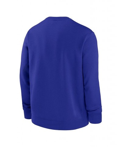 Men's Blue Barcelona Club Fleece Pullover Sweatshirt $31.50 Sweatshirt