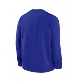 Men's Blue Barcelona Club Fleece Pullover Sweatshirt $31.50 Sweatshirt