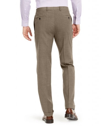 Men's Wool Blend Classic-Fit UltraFlex Stretch Double-Reverse Pleated Dress Pants PD05 $60.00 Pants