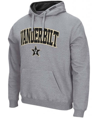 Men's Heather Gray Vanderbilt Commodores Arch and Logo Pullover Hoodie $23.21 Sweatshirt