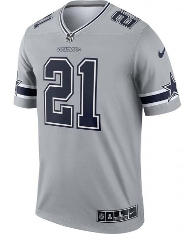 Men's Ezekiel Elliott Silver Dallas Cowboys Inverted Legend Jersey $41.80 Jersey