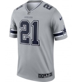 Men's Ezekiel Elliott Silver Dallas Cowboys Inverted Legend Jersey $41.80 Jersey