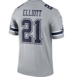 Men's Ezekiel Elliott Silver Dallas Cowboys Inverted Legend Jersey $41.80 Jersey