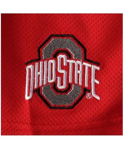 Men's Scarlet Ohio State Buckeyes Big and Tall Textured Inserts Mesh Shorts $29.99 Shorts