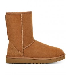 Women's Classic II Short Boots Brown $81.00 Shoes