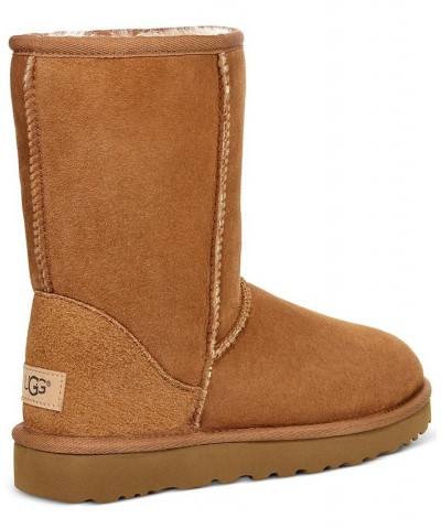 Women's Classic II Short Boots Brown $81.00 Shoes