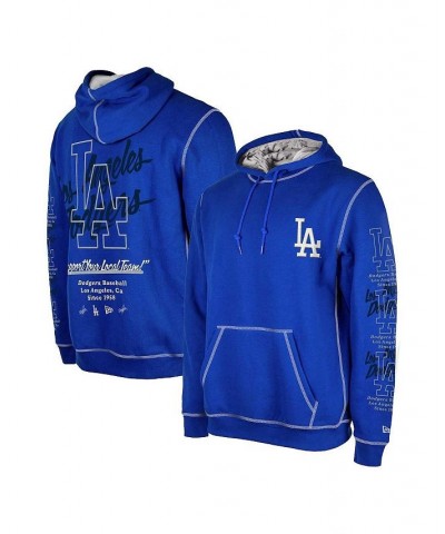 Men's Royal Los Angeles Dodgers Team Split Pullover Hoodie $36.30 Sweatshirt