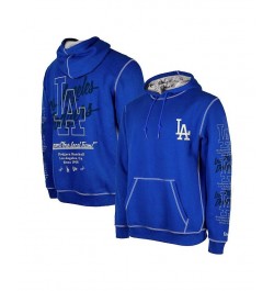 Men's Royal Los Angeles Dodgers Team Split Pullover Hoodie $36.30 Sweatshirt