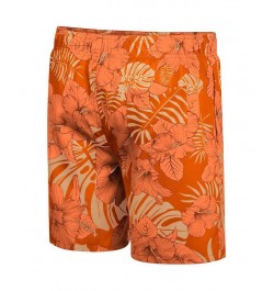 Men's Orange Miami Hurricanes The Dude Swim Shorts $37.09 Swimsuits