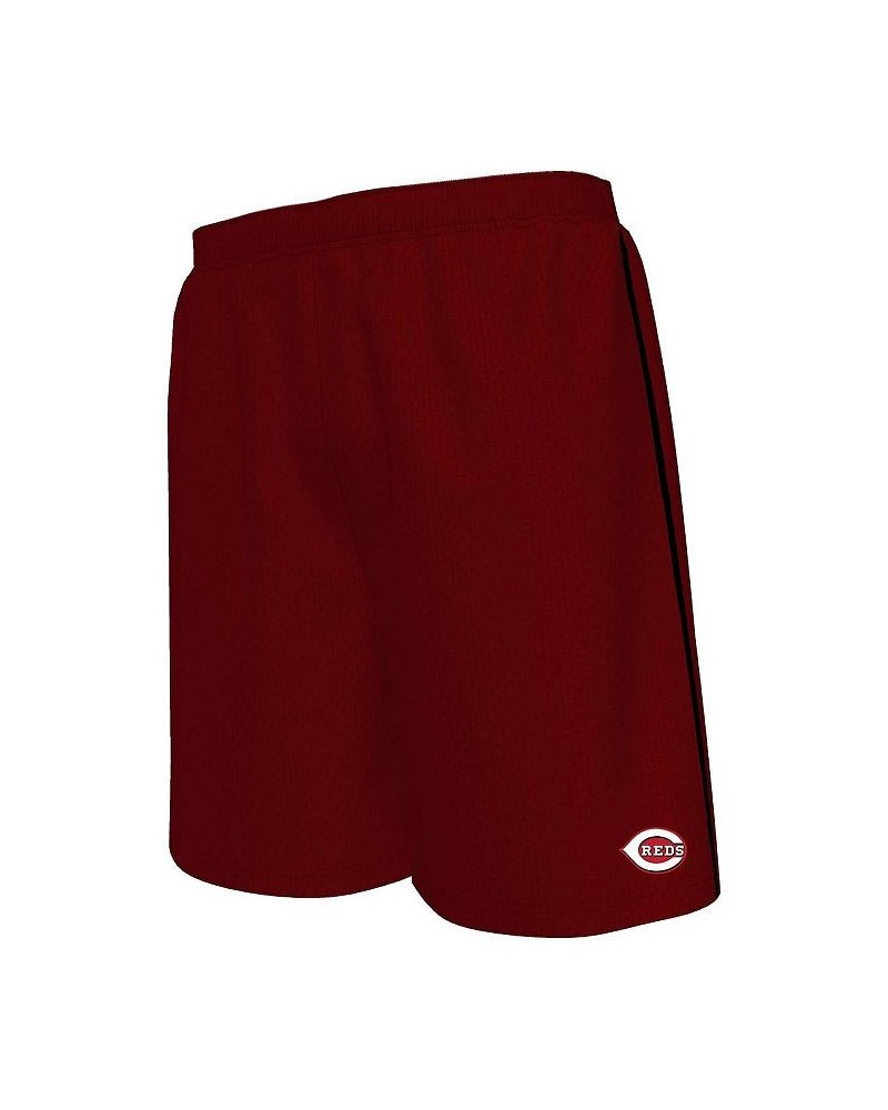 Men's Red Cincinnati Reds Big and Tall Mesh Shorts $21.99 Shorts