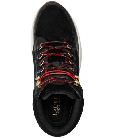 Women's Rylee Lace-Up High-Top Hiker Sneakers PD04 $48.97 Shoes