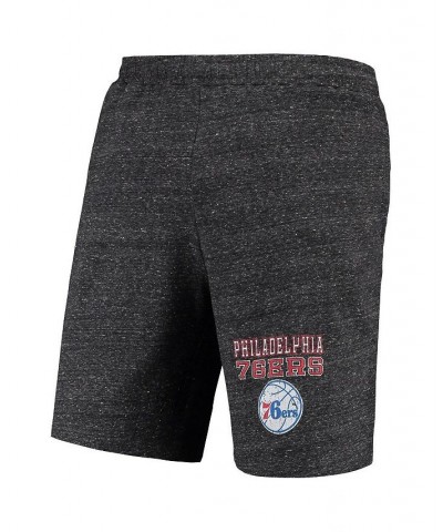 Men's Gray, Heathered Charcoal Philadelphia 76ers Pitch T-shirt and Shorts Set $26.00 Pajama