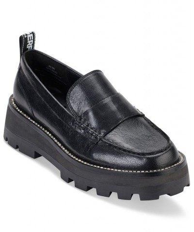 Women's Maysun Loafers Black $55.65 Shoes