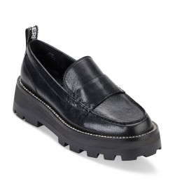 Women's Maysun Loafers Black $55.65 Shoes