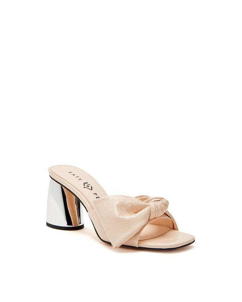 Women's The Timmer Bow Slip-on Sandals Tan/Beige $45.22 Shoes