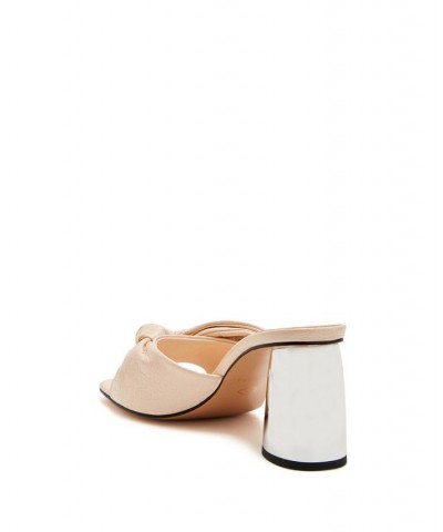 Women's The Timmer Bow Slip-on Sandals Tan/Beige $45.22 Shoes