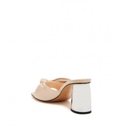 Women's The Timmer Bow Slip-on Sandals Tan/Beige $45.22 Shoes