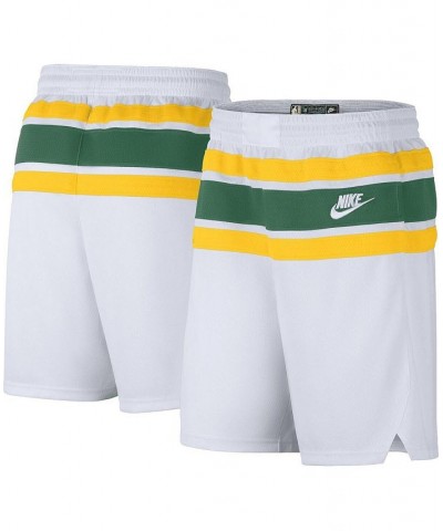 Men's White, Kelly Green Houston Rockets 2022/23 Classic Edition Swingman Performance Shorts $36.19 Shorts