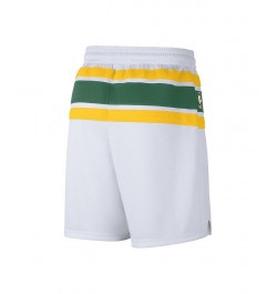 Men's White, Kelly Green Houston Rockets 2022/23 Classic Edition Swingman Performance Shorts $36.19 Shorts