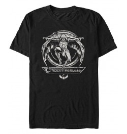 Men's Moon Knight Moon Man Short Sleeve T-shirt Black $20.64 T-Shirts