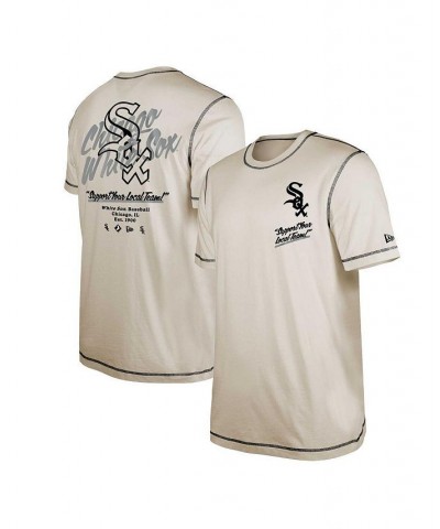 Men's White Chicago White Sox Team Split T-shirt $26.40 T-Shirts