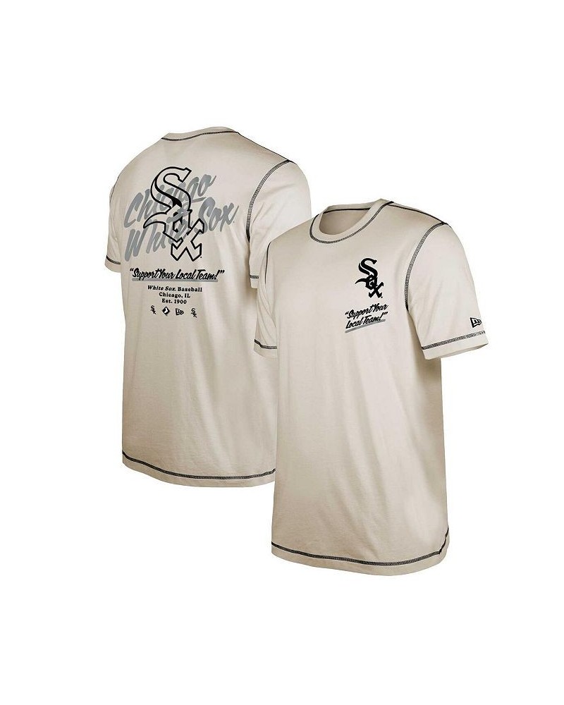 Men's White Chicago White Sox Team Split T-shirt $26.40 T-Shirts