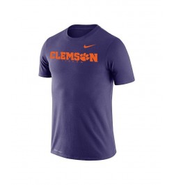 Men's Purple Clemson Tigers Big and Tall Logo Legend Performance T-shirt $28.49 T-Shirts