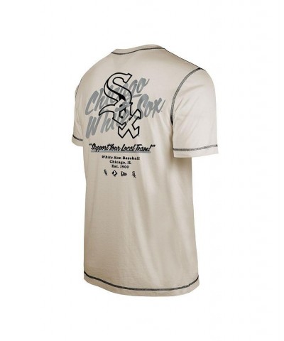 Men's White Chicago White Sox Team Split T-shirt $26.40 T-Shirts