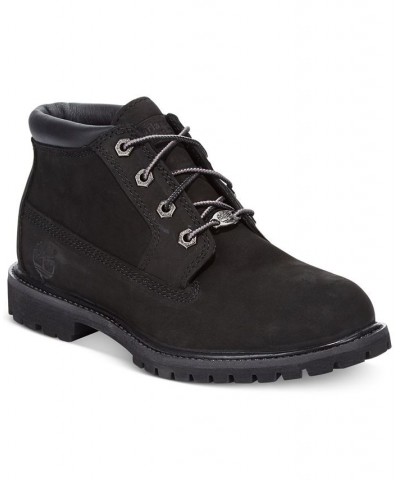 Women's Nellie Lace Up Utility Waterproof Lug Sole Boots Black $55.48 Shoes