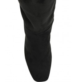 Women's Elisabeth Wide Calf Tall Boots Black $39.00 Shoes