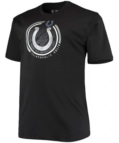 Men's Big and Tall Black Indianapolis Colts Color Pop T-shirt $19.79 T-Shirts