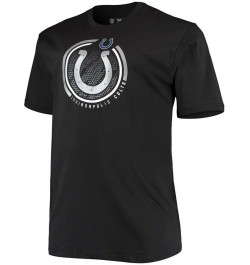 Men's Big and Tall Black Indianapolis Colts Color Pop T-shirt $19.79 T-Shirts