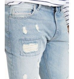 Men's Slim-Fit Distressed Jeans PD02 $12.00 Jeans