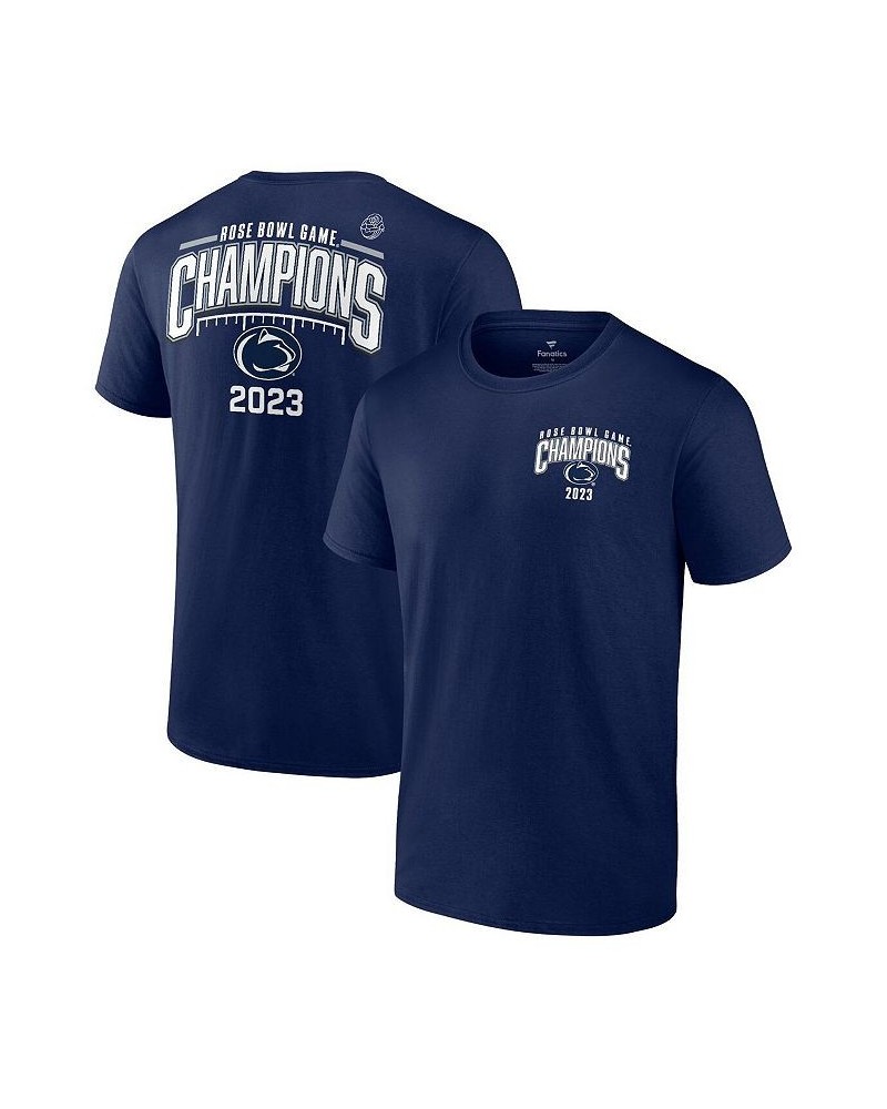 Men's Branded Navy Penn State Nittany Lions 2023 Rose Bowl Champions T-shirt $22.39 T-Shirts