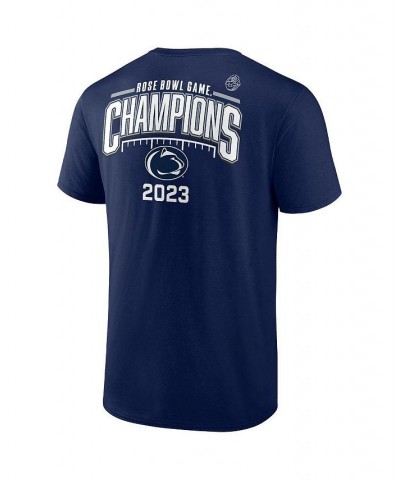 Men's Branded Navy Penn State Nittany Lions 2023 Rose Bowl Champions T-shirt $22.39 T-Shirts