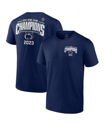 Men's Branded Navy Penn State Nittany Lions 2023 Rose Bowl Champions T-shirt $22.39 T-Shirts