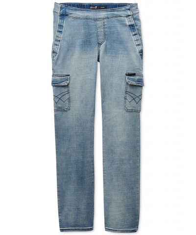 Men's Seated Mosset Pocketed Jeans Blue $37.80 Jeans