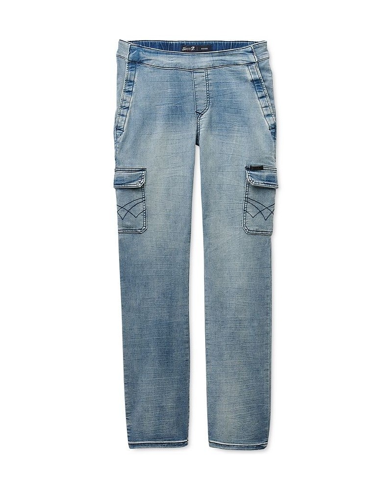 Men's Seated Mosset Pocketed Jeans Blue $37.80 Jeans