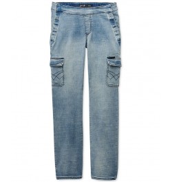 Men's Seated Mosset Pocketed Jeans Blue $37.80 Jeans