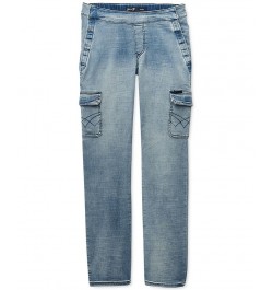 Men's Seated Mosset Pocketed Jeans Blue $37.80 Jeans