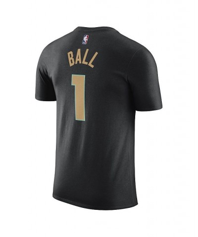 Men's Brand LaMelo Ball Black Charlotte Hornets 2022/23 City Edition Name and Number T-shirt $18.71 T-Shirts