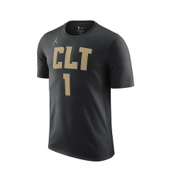 Men's Brand LaMelo Ball Black Charlotte Hornets 2022/23 City Edition Name and Number T-shirt $18.71 T-Shirts