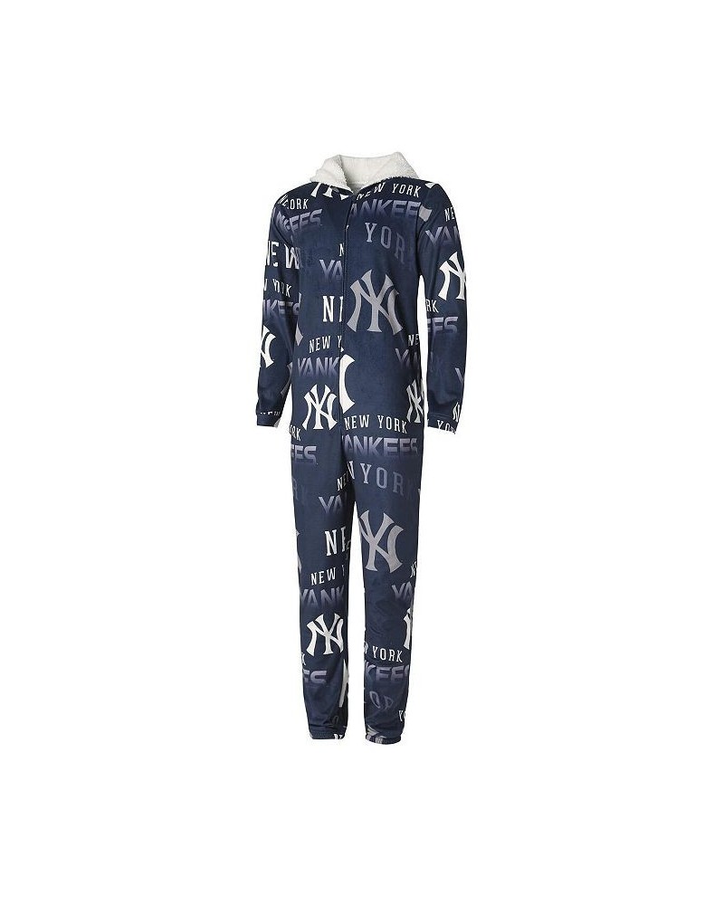 Men's Navy New York Yankees Windfall Microfleece Union Suit $36.39 Pajama