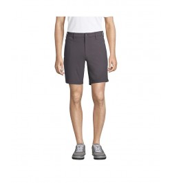 Men's Big Straight Fit Flex Performance Chino Shorts Gray $32.23 Shorts