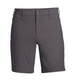 Men's Big Straight Fit Flex Performance Chino Shorts Gray $32.23 Shorts