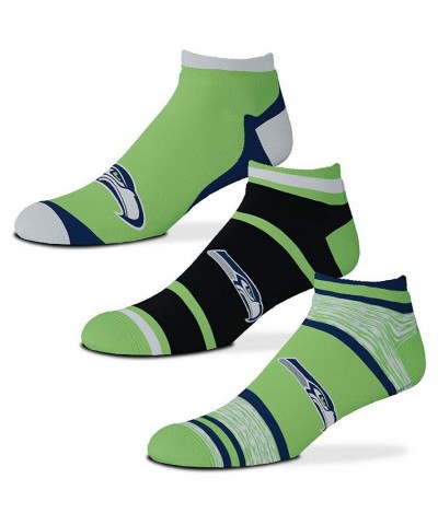 Men's and Women's Seattle Seahawks Cash Three-Pack Ankle Socks $17.39 Socks