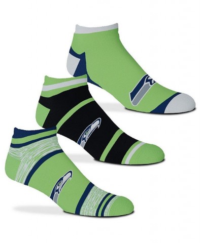 Men's and Women's Seattle Seahawks Cash Three-Pack Ankle Socks $17.39 Socks