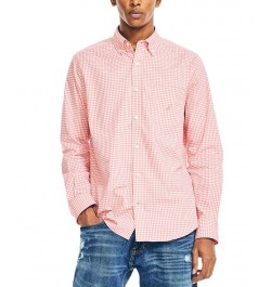 Men's Classic-Fit Long-Sleeve Gingham Check Poplin Shirt PD02 $35.09 Shirts