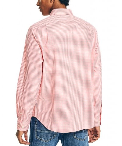 Men's Classic-Fit Long-Sleeve Gingham Check Poplin Shirt PD02 $35.09 Shirts