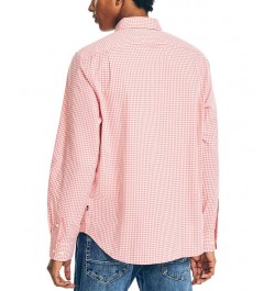 Men's Classic-Fit Long-Sleeve Gingham Check Poplin Shirt PD02 $35.09 Shirts